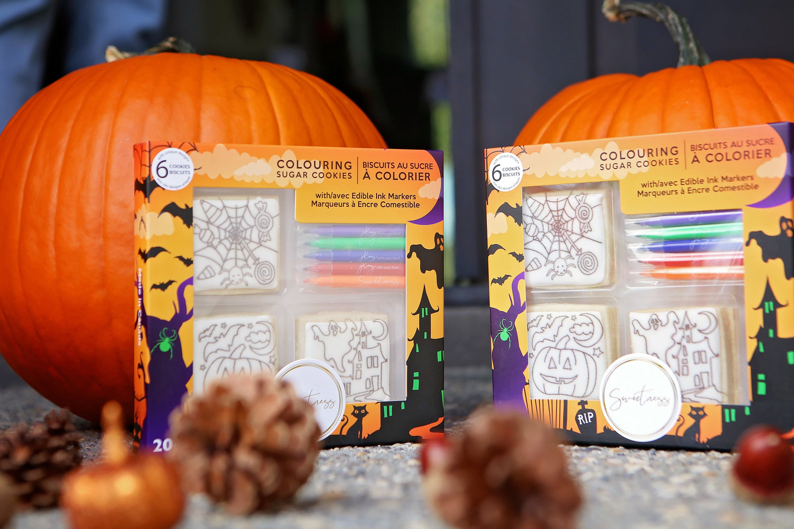 🍂 Fall Fun & Food Play + Halloween Colouring Cookie Kits!
