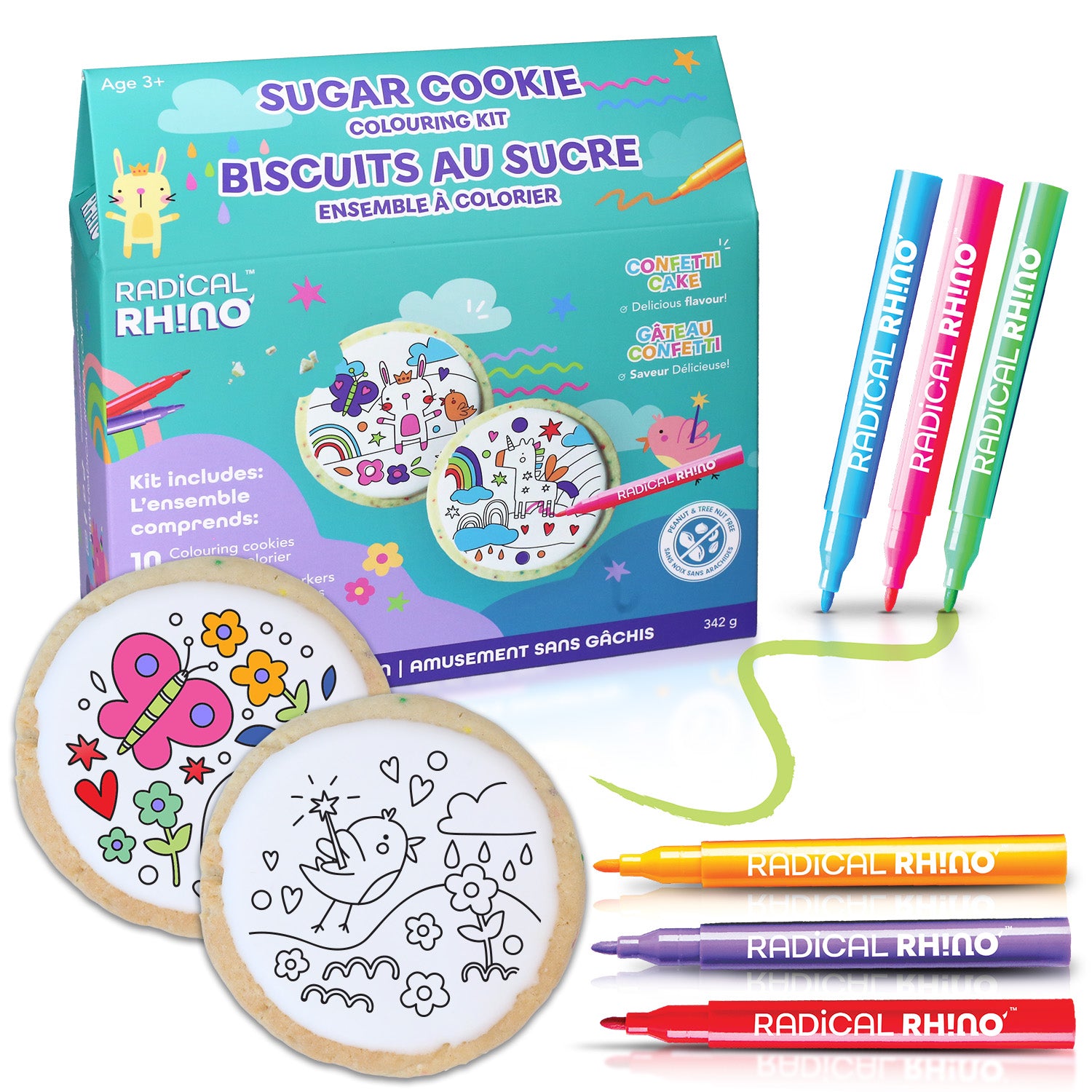 FAIRYTALE 10 PACK COLOURING COOKIE KIT