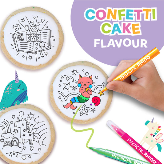 FAIRYTALE 10 PACK COLOURING COOKIE KIT