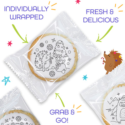 HOLIDAY 10 PACK COLOURING COOKIE KIT