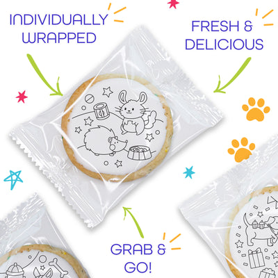 PET FRIENDS 10 PACK COLOURING COOKIE KIT